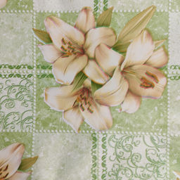 Скатерть ПВХ "Мажор", обработанная бейкой 135х160 (+/- 5)см