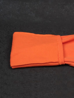 M045 ORANGE Брюки спортивные женские на флисе (100% хлопок) 7986 - Fashion фото 9