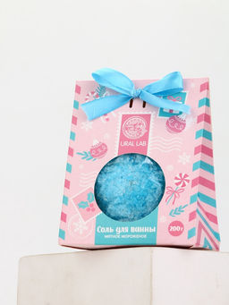 Соль для ванны, 200 г, аромат мятное мороженое, URAL LAB