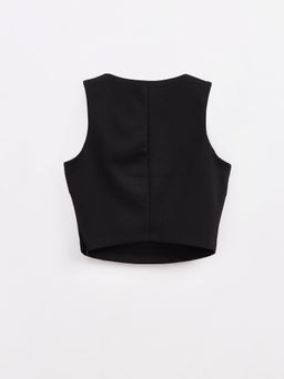 CONTE Фактурный укороченный топ LD 1624 black