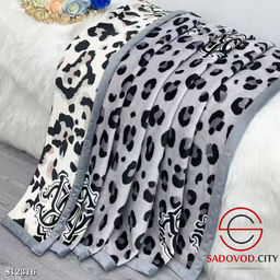 Плед двухсторонний с принтом