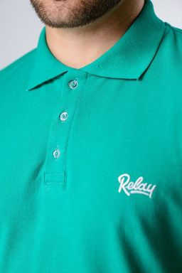 спортивная футболка-поло 92% хлопок, 8% лайкра - Relay фото 5