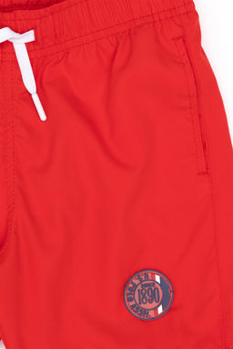 Красные морские шорты для мальчика - U.s. polo assn фото 4