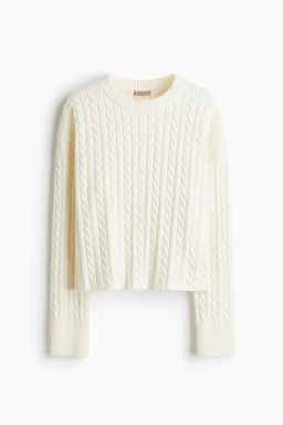 Jersey oversize en punto trenzado