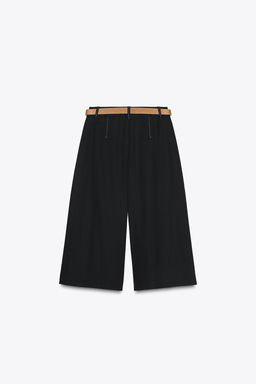 BELTED LONG BERMUDA SHORTS WITH DARTS - Zara фото 8