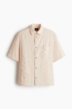 Camisa texturizada de manga corta Regular Fit - H&m фото 2