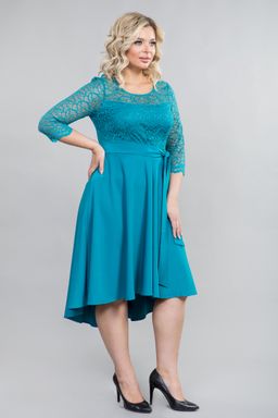 Платье 1171 бирюзовый - Novita фото 3