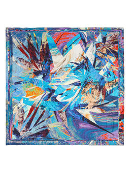 Платок жен. шелк 90х90 E04-8379-12 - Eleganzza фото 4