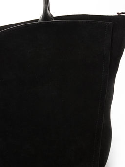 LACCOMA сумка C1059-F-черный натуральная замша, натуральная кожа полиэстер  фото 4