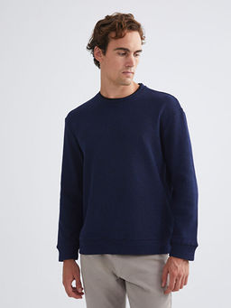 Bisiklet Yaka Erkek Sweatshirt
