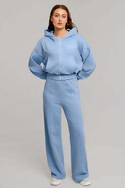 Арт. 2539/1  Костюм женский с брюками 42-48 (4 шт) Цвет:Голубой