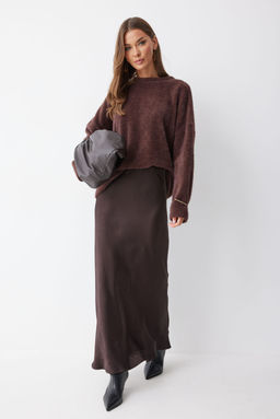 Джемпер LYUSHe 4231 коричневый фото 6