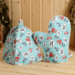 Набор для бани в портфеле с принтом Директор бани - Simaland фото 3