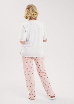 CLE LP15-1171/2 Набор одежды жен. меланж св.серый/розовый - Clever wear фото 6