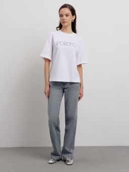 CONTE LD 2710 Футболка женская white-porto - Conte elegant фото 5