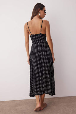 TRENDYOLMILLA Cicek Desenli Maxi Dokuma Plaj Elbisesi TBESS24EL00098  фото 50