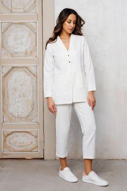 323-1 Жакет льняной женский