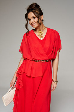 Платье Beautiful Free 6357 красный