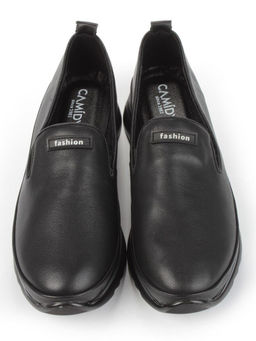 01-5018-1 BLACK Ботинки демисезонные женские (натуральная кожа) 39