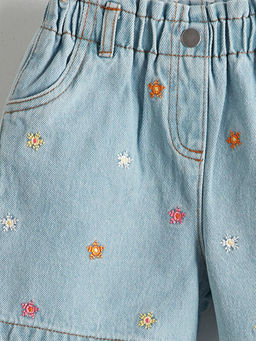 Beli Lastikli Nak??l? K?z ?ocuk Jean ?ort