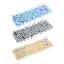 Насадка для швабры, основа полиэстер, букли микрофибра, эконом, 40x10см, NP-1911, 444-272