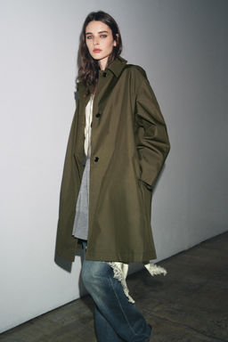 WATER-REPELLENT TRENCH COAT ZW COLLECTION - Zara фото 6