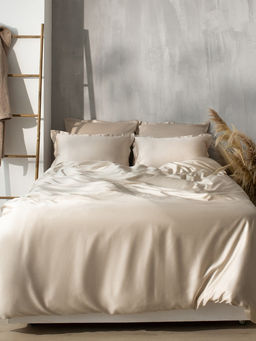 Пододеяльник 1.5-спальный SL Home, 150220 см, бежевый, тенсель - Sima-land home фото 4