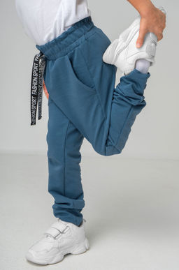 Брюки для мальчика из футера двухнитки Bonito - Happy fox фото 6