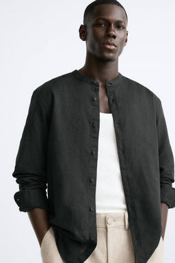 PAMUKLU KETEN GOMLEK - Zara фото 9