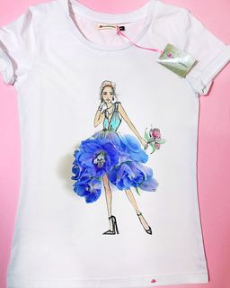 Эксклюзивная футболка Yana Pletneva упаковка плотный Zip пакет!