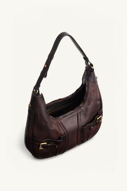 LIMITED EDITION LEATHER SHOULDER BAG - Zara фото 7