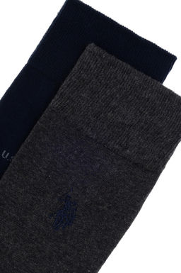 Мужские антрацит носки Melanj Socks Surprise Scount в корзине - U.s. polo assn фото 2