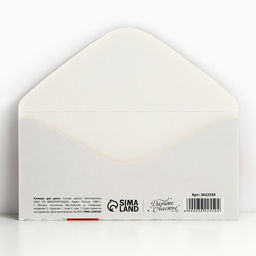 Цена за 10 шт. Конверт для денег без эффектов «С Новым годом», бант, 16.5×8 см