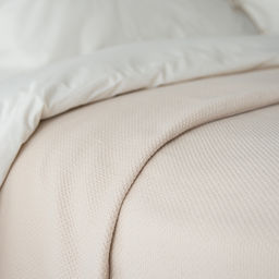 Покрывало 200х220 жаккард, 100% хлопок, Светло-бежевый 200х220 - Традиция фото 2