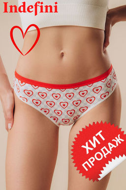 Трусы-слипы Indefini мультиколор из хлопка