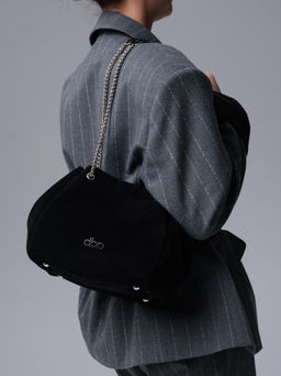 Замшевая сумка Bella DBR 31202 черный