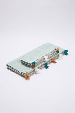 Trendyolmilla Home 2li Yuz Puskullu Havlu 50x80cm & 2li Misafir Puskullu Havlu Seti 30x45cm TPHSS25HVL00001