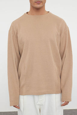 TRENDYOL MAN Mint Regular Fit Dikis Detayl? Dokulu Bisiklet Yaka T-Shirt TMNAW23TS00022 - Trendyolmilla фото 4