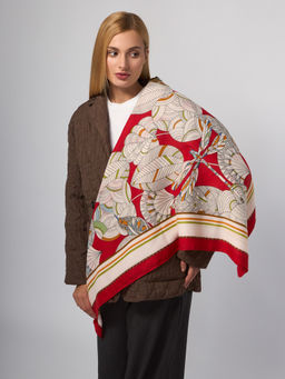 Платок жен. виск+шерсть 110х110 LSZ33-253-07 - Labbra фото 3