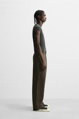 FADED BAGGY-FIT JEANS - Zara фото 4