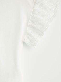 Bisiklet Yaka K?z ?ocuk Ti??rt