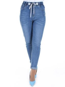 886 Джинсы на резинке женские FASHION WEAR - Фабричный китай фото 2