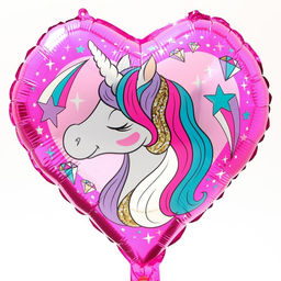 Шар воздушный «Единорог», 16 дюйм, фольгированный, Минни и единорог