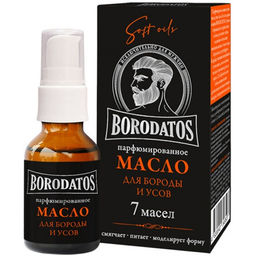 BORODATOS масло д/бороды и усов Парфюмированное 25мл