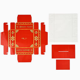 Цена за 5 шт. Коробка под 4 конфеты с ячейками «С Новым годом!», 10 х 10 х 3 см