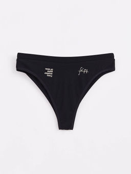 CONTE Трусы бразилиана с тату-рисунками TATTOO STYLE LBR 1483 black-flower