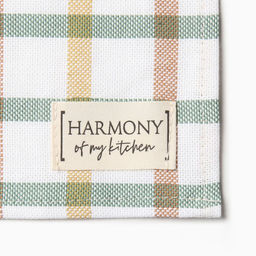 Набор Этель Harmony: фартук 60х70см, прихватка 19х19см, полотенце 40х73см, рогожка 186 г/м2  фото 7