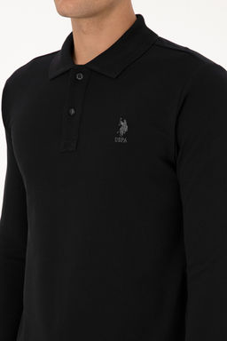 Erkek Siyah Basic Sweatshirt - U.s. polo assn фото 21