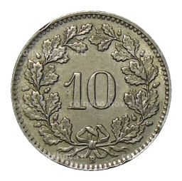 10 раппенов 1940 года Швейцария