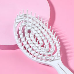 Расчёска для сушки волос, массажная, 7×23.5 см, МИКС